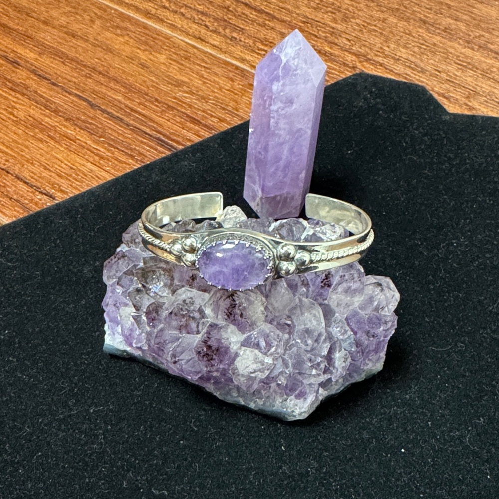 Carolyn Pollack Relios, Sterling Silver Amethyst Bracelet